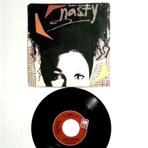 Janet Jackson - Nasty /You'll Never Fine - 80s Dance Pop 7" Vinyl 45 Pic Sleeve